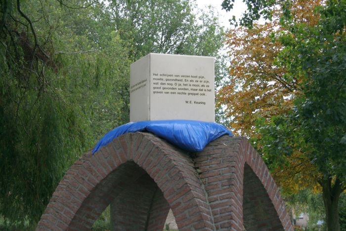 Monument Willem de Mérode 1987 Uithuizermeeden (Fred Mennens, beeldhouwer)
