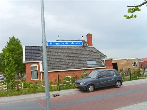 Willem de Mérodestraat in Uithuizermeeden, foto Hans Werkman